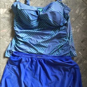 COPY - Catalina tankini and skirt / skort built-in bottom